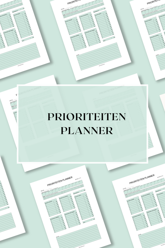 Prioriteitenplanner (printable) - Groen